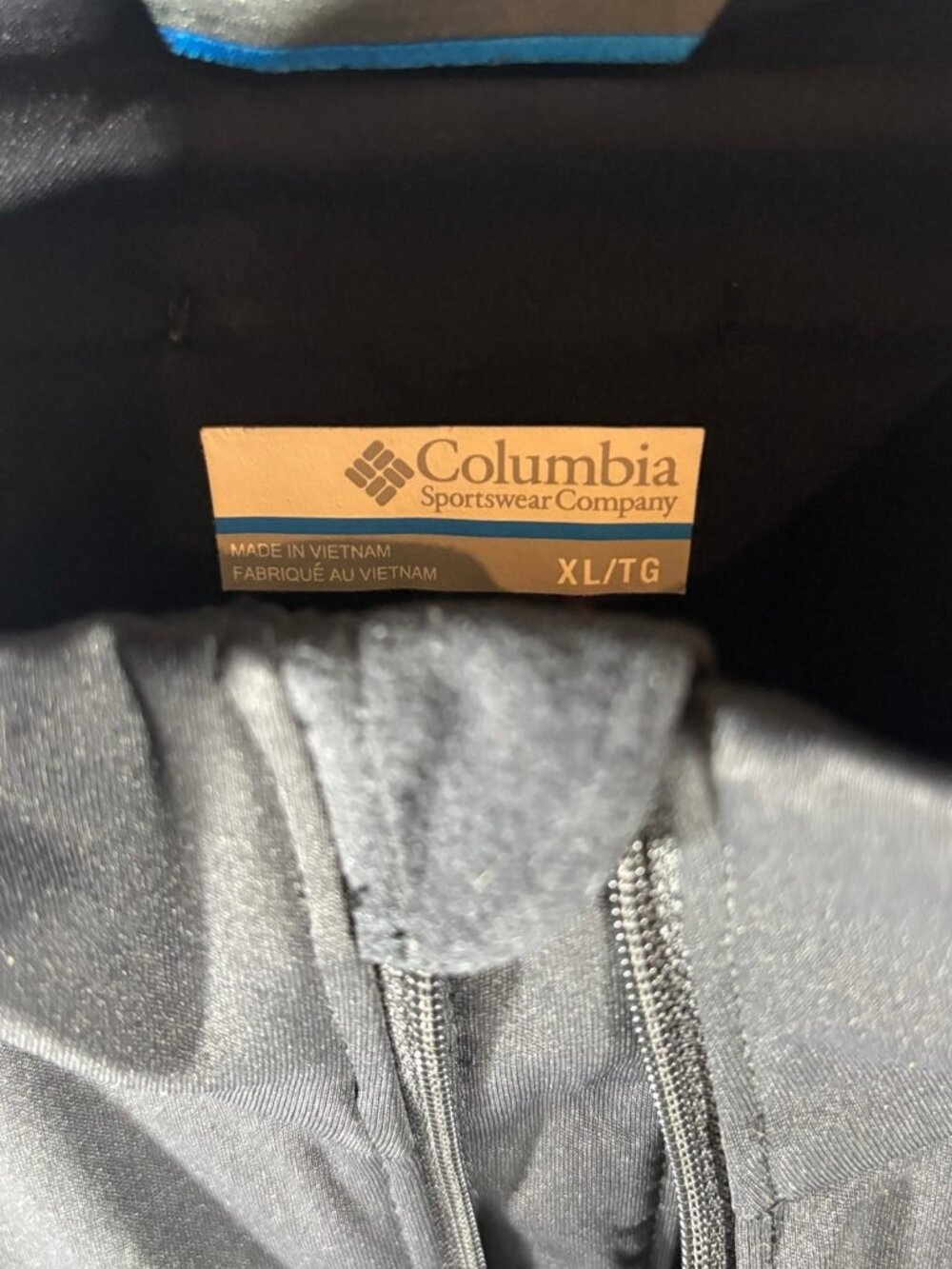 Columbia Sportswear Men's Softshell Jacket Size XL Black Full Zip Water-Resistan - Picture 4 of 7